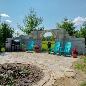 DIY Roman Arched Wall