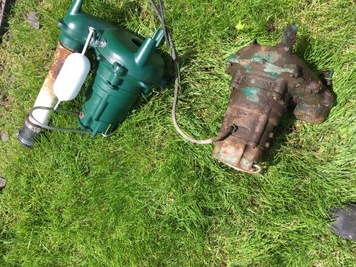 replacement of damaged sump pump